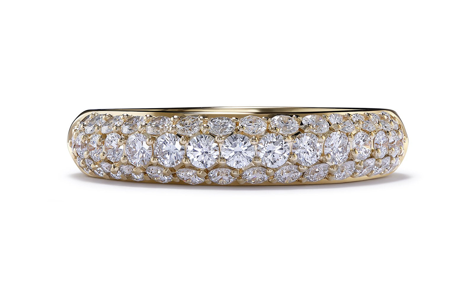1ct D Flawless Diamond Ring set in 18K Yellow Gold