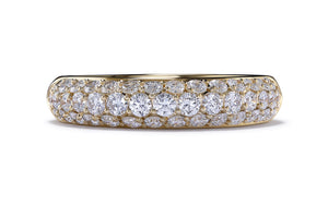 1ct D Flawless Diamond Ring set in 18K Yellow Gold