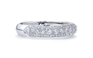 1ct D Flawless Diamond Ring set in 18K White Gold