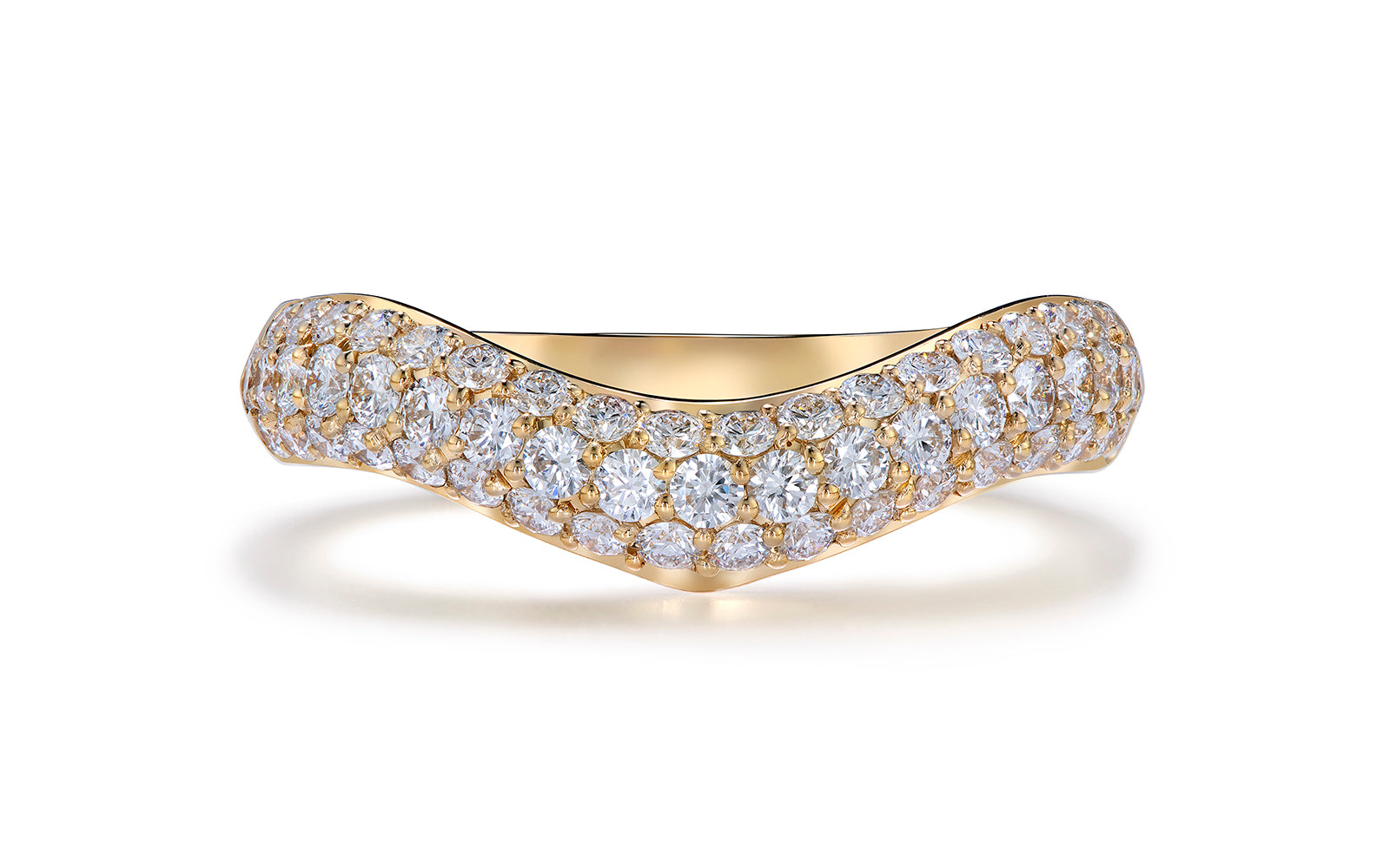 0.93ct D Flawless Diamond Ring set in 18K Yellow Gold