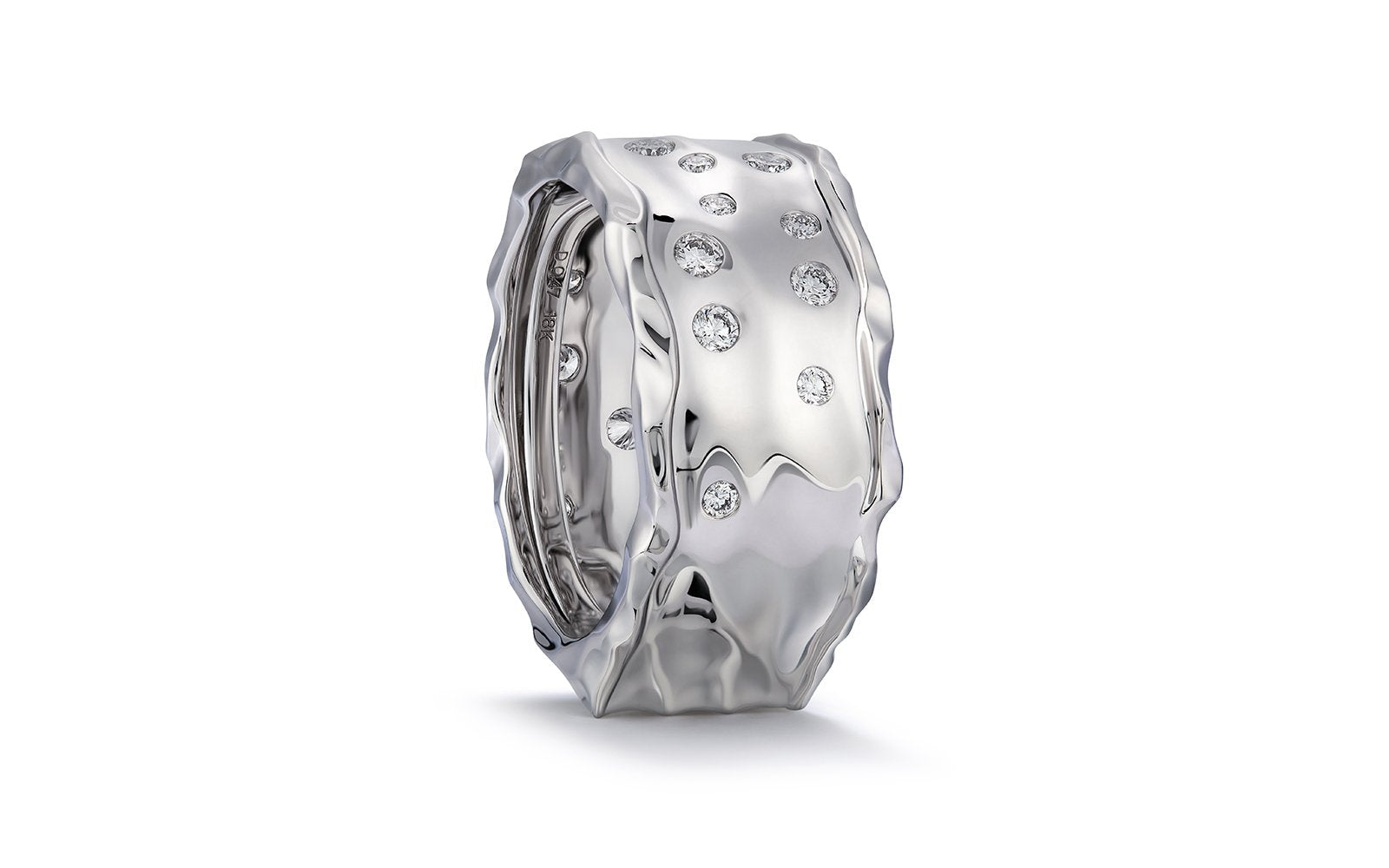 0.54ct D Flawless Diamond Ring set in 18K White Gold