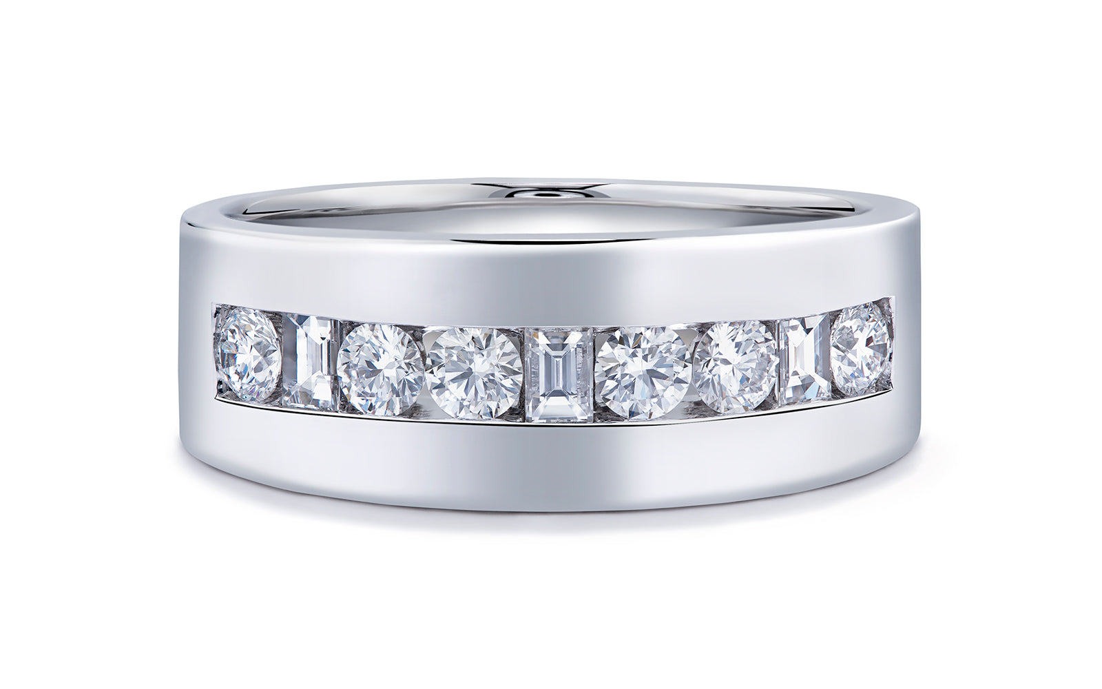 Strength 0.83ct D Flawless Diamond Ring set in 18K White Gold