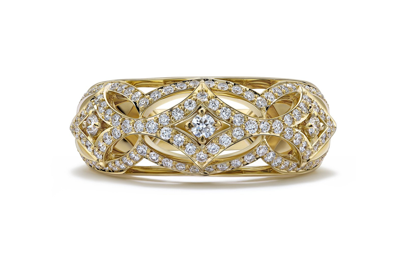 0.61ct D Flawless Diamond Ring set in 18K Yellow Gold
