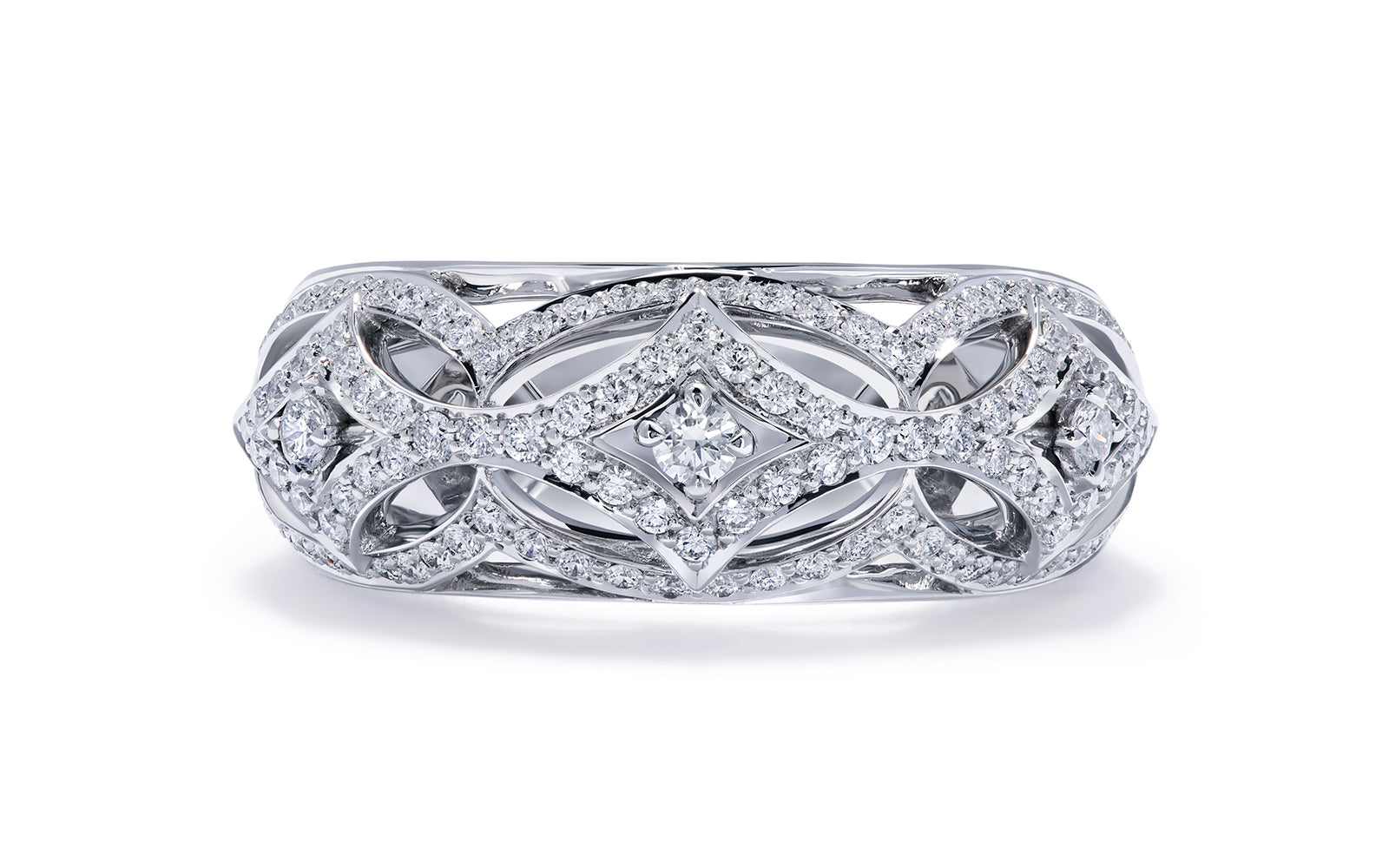 0.61ct D Flawless Diamond Ring set in 18K White Gold