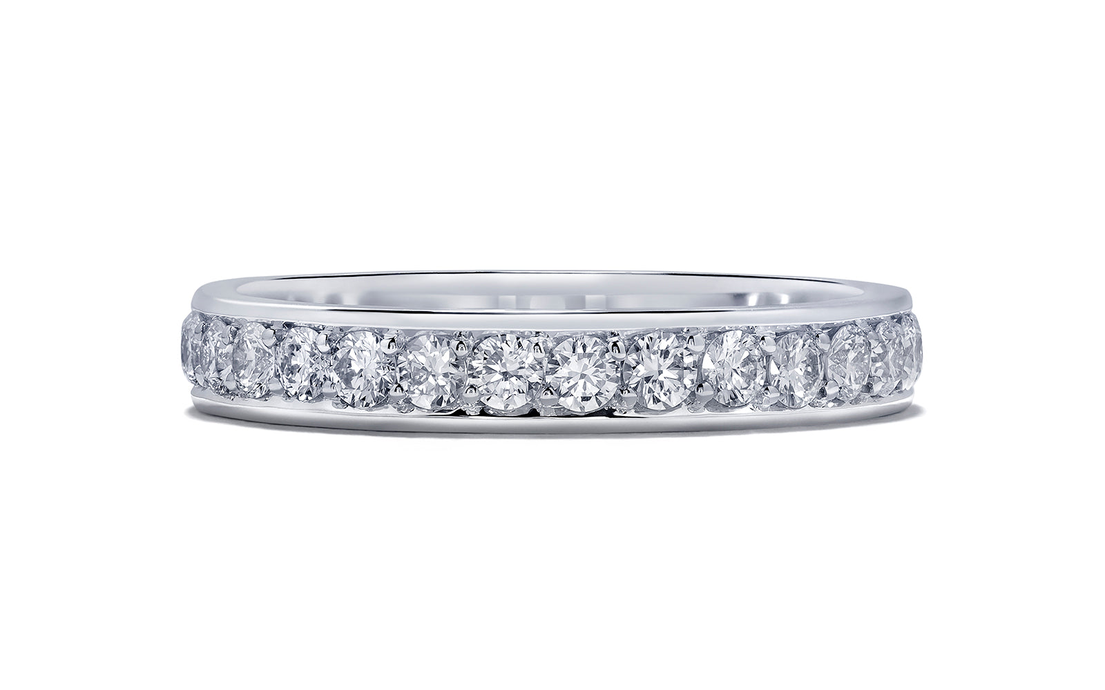 1ct D Flawless Diamond Ring set in 18K White Gold