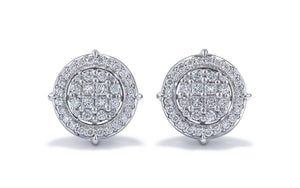 0.52ct D Flawless Diamond Earrings set in 18K White Gold
