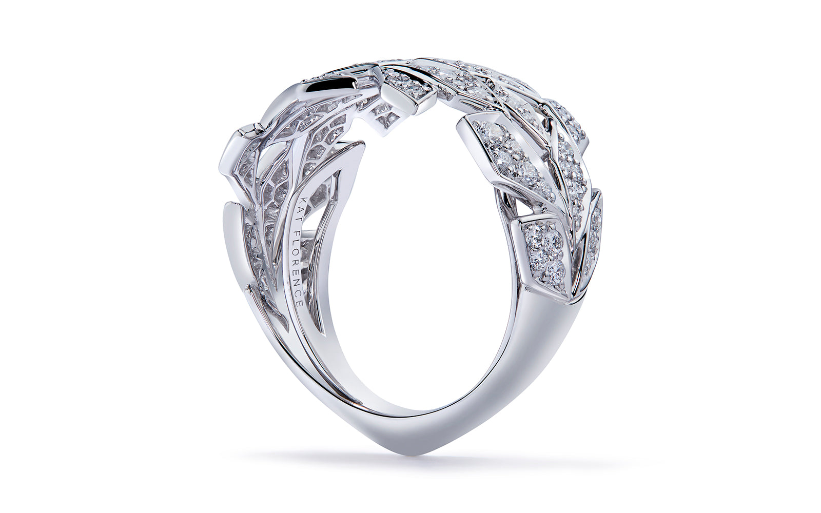 0.7ct D Flawless Diamond Ring set in 18K White Gold