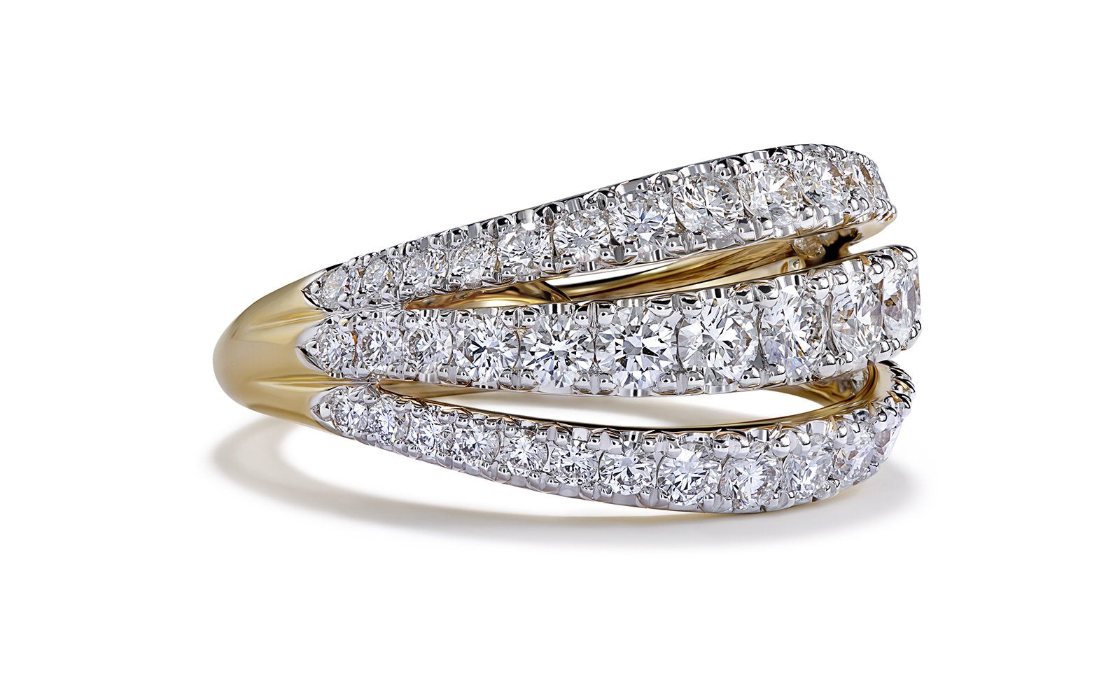 1.55ct D Flawless Diamond Ring set in 18K Yellow Gold