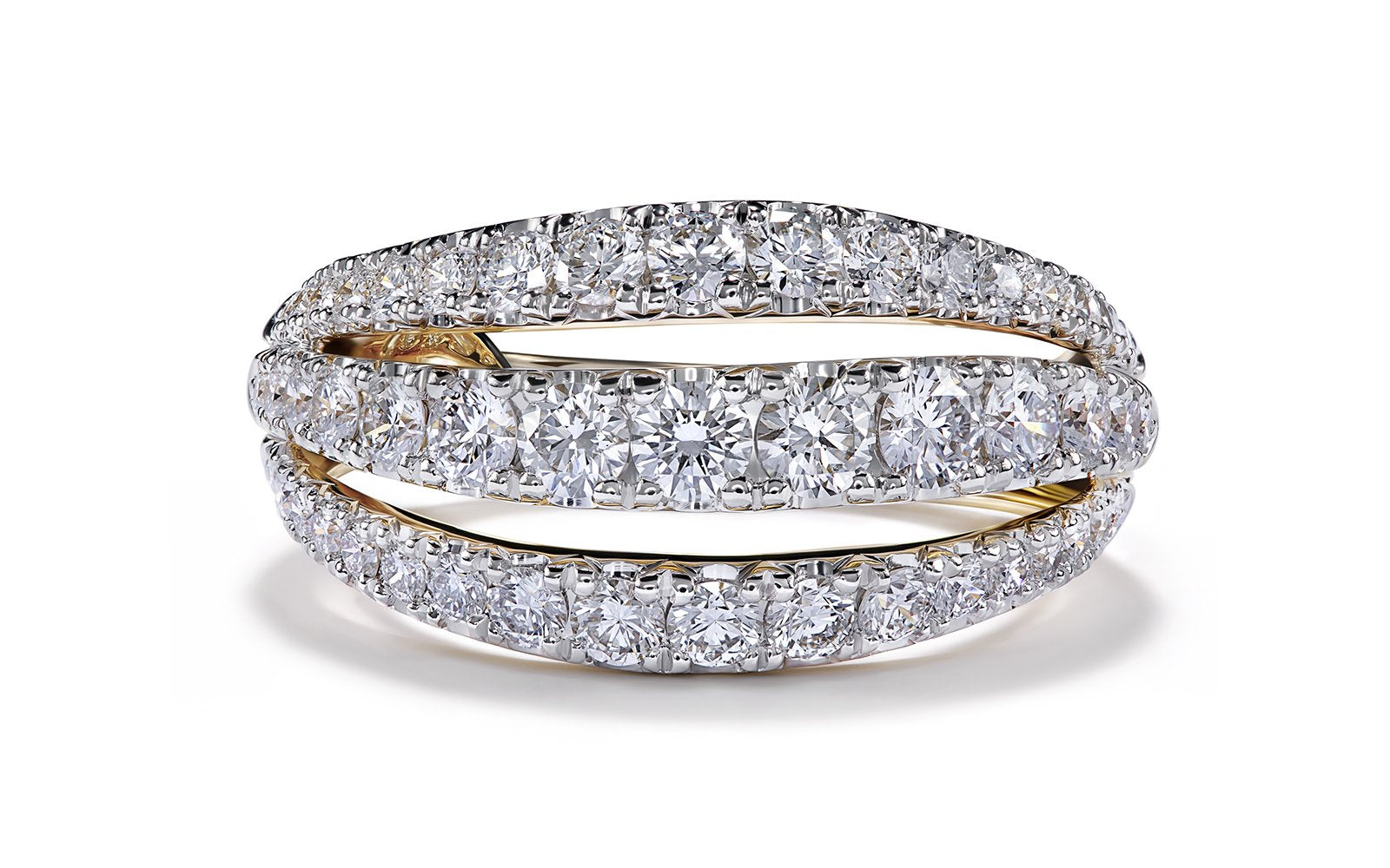 1.55ct D Flawless Diamond Ring set in 18K Yellow Gold