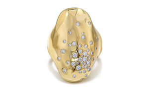0.55ct D Flawless Diamond Ring set in 18K Yellow Gold