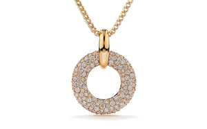 Endless 1.53ct D Flawless Diamond Necklace set in 18K Yellow Gold