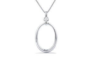 2.03ct D Flawless Diamonds Necklace set in 18K White Gold
