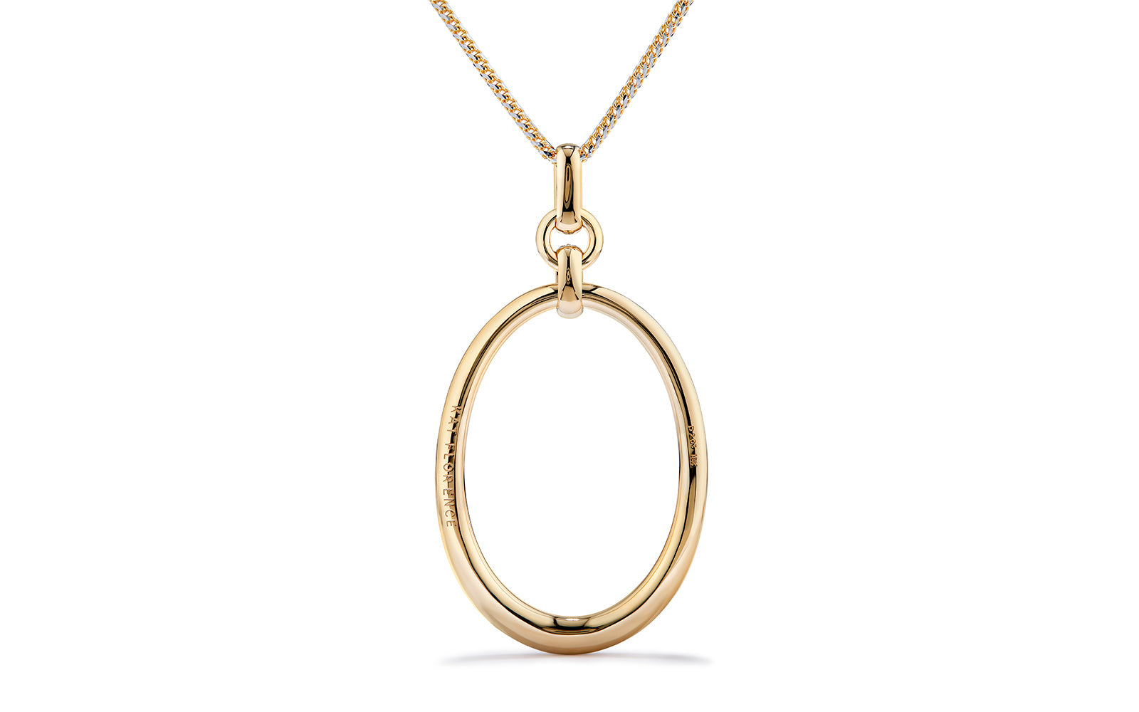 2.03ct D Flawless Diamonds Necklace set in 18K Yellow Gold