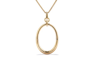 2.03ct D Flawless Diamonds Necklace set in 18K Yellow Gold