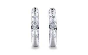 0.38ct D Flawless Diamond Earrings set in 18K White Gold