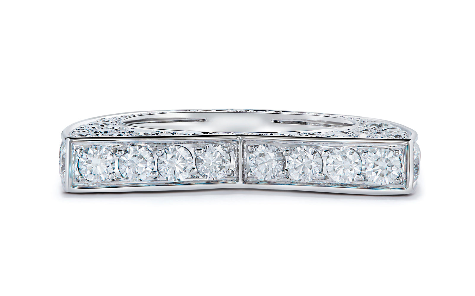 5.00ct D Flawless Diamond Ring set in 18K White Gold