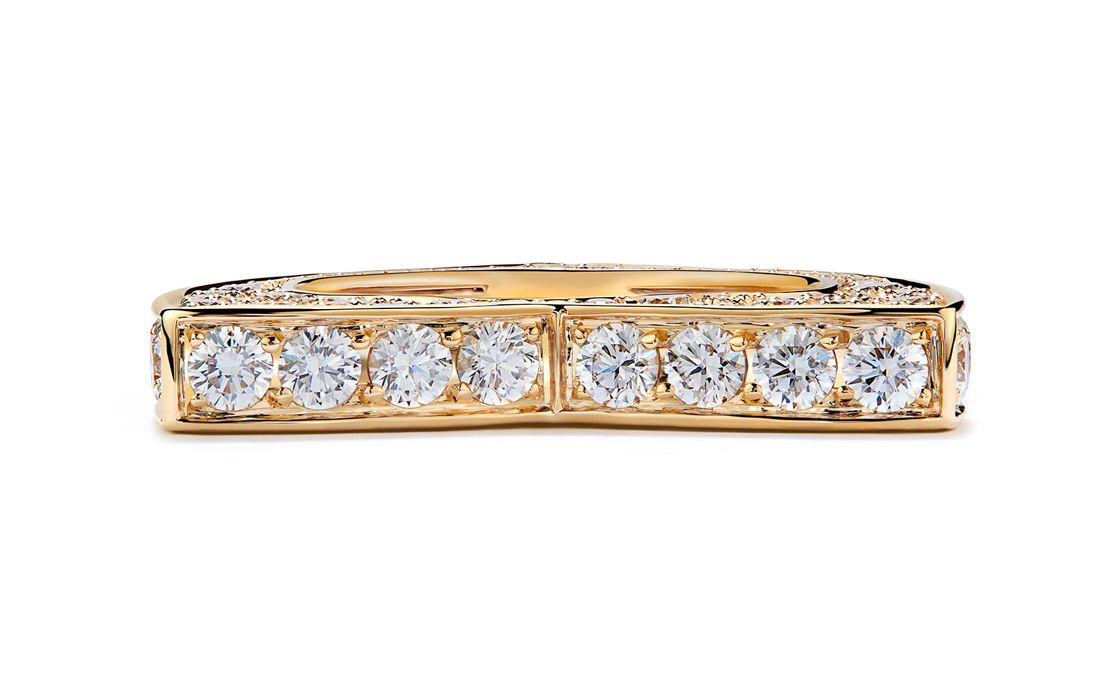 5.00ct D Flawless Diamond Ring set in 18K Yellow Gold