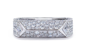 2.85ct D Flawless Diamond Ring set in 18K White Gold