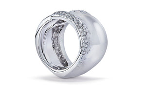 1.23ct D Flawless Diamond Ring set in 18K White Gold