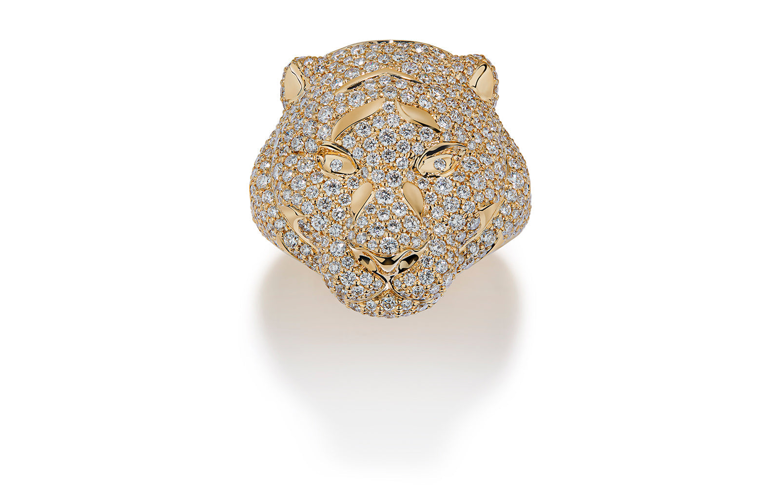 Tiger Kat 2.67ct D Flawless Diamond Ring set in 18K Yellow Gold