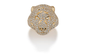 Tiger Kat 2.67ct D Flawless Diamond Ring set in 18K Yellow Gold