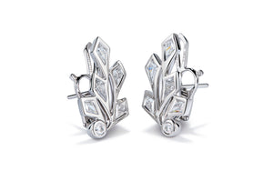 1.60ct D Flawless Diamond Earrings set in 18K White Gold