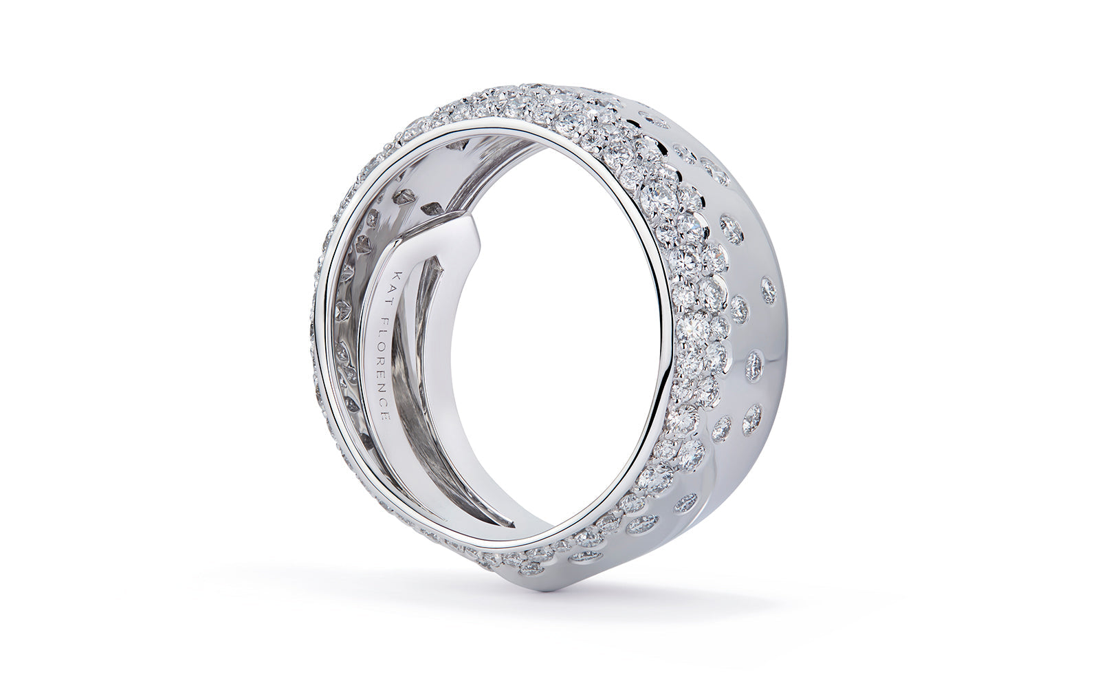 Sodapop 1.31ct D Flawless Diamond Ring set in 18K White Gold