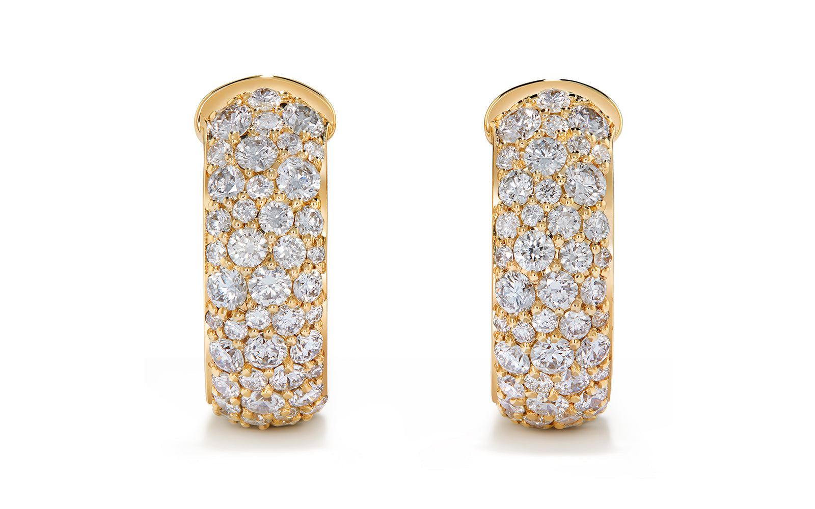 Sunshine 2.00ct D Flawless Diamond Earrings set in 18K White Gold