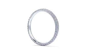 0.73ct D Flawless Diamond Ring set in 18K White Gold
