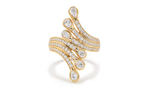 1.54ct D Flawless Diamond Ring set in 18K Yellow Gold