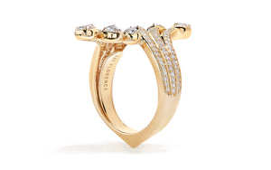 1.54ct D Flawless Diamond Ring set in 18K Yellow Gold