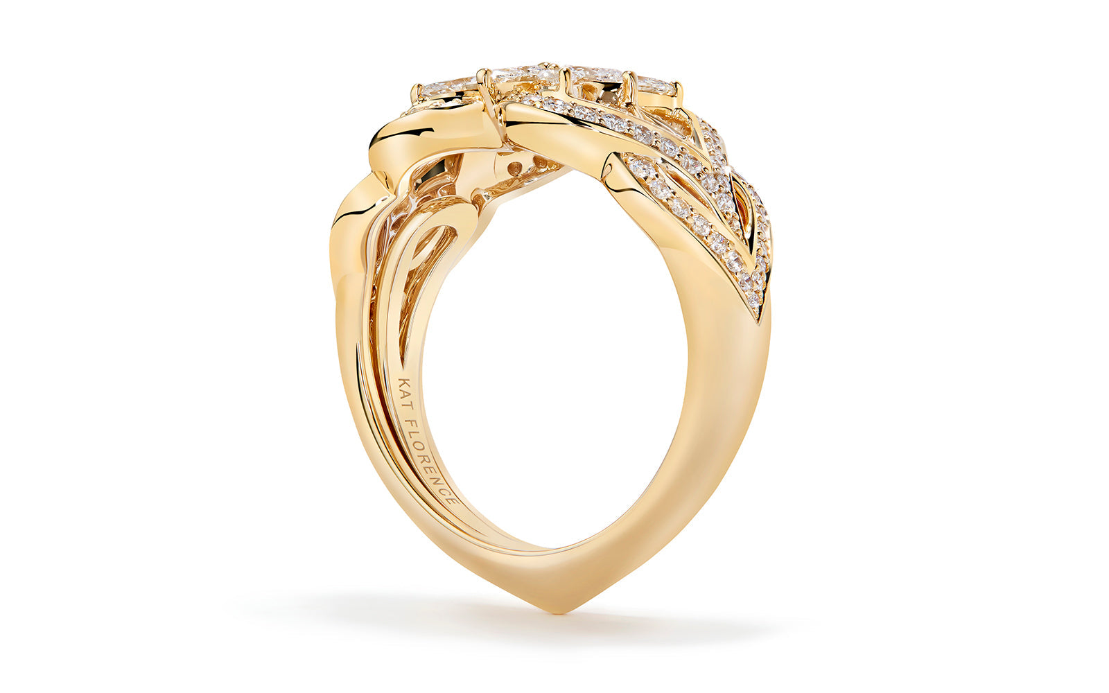 1.19ct D Flawless Diamond Ring set in 18K Yellow Gold