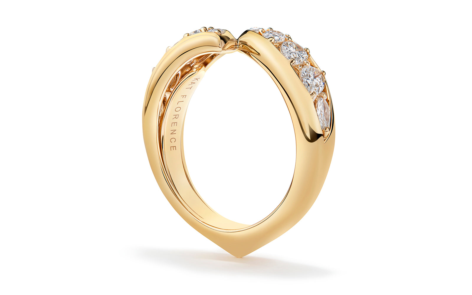 1.10ct D Flawless Diamond Ring set in 18K Yellow Gold
