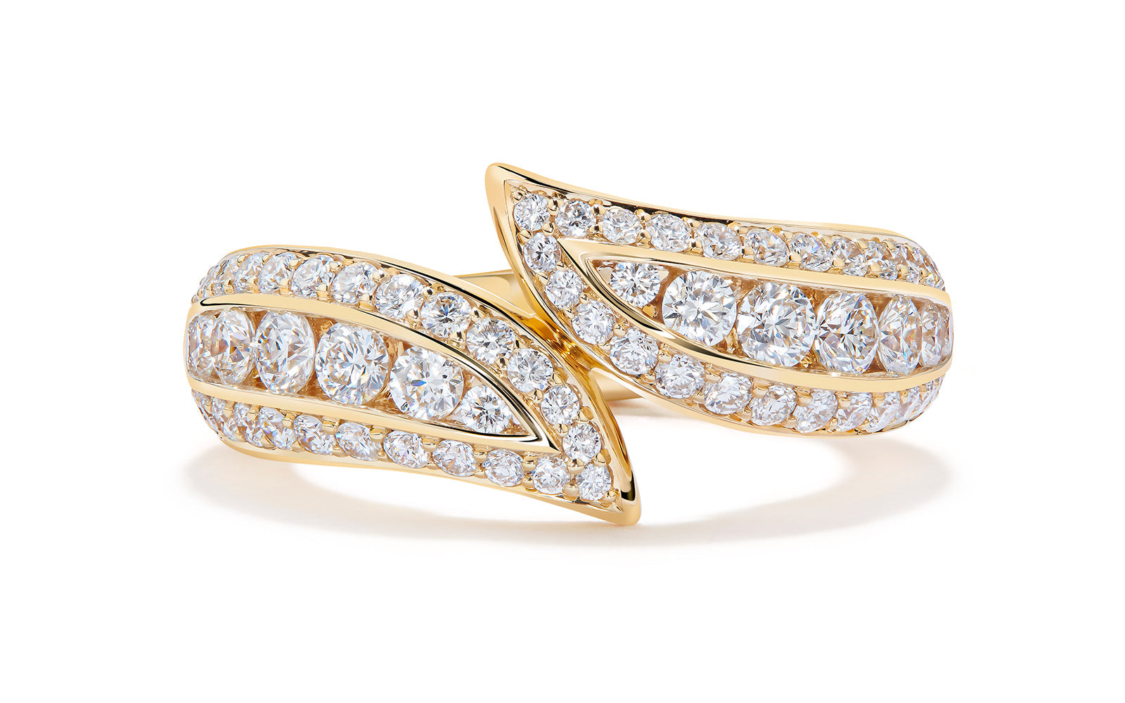 1.37ct D Flawless Diamond Ring set in 18K Yellow Gold