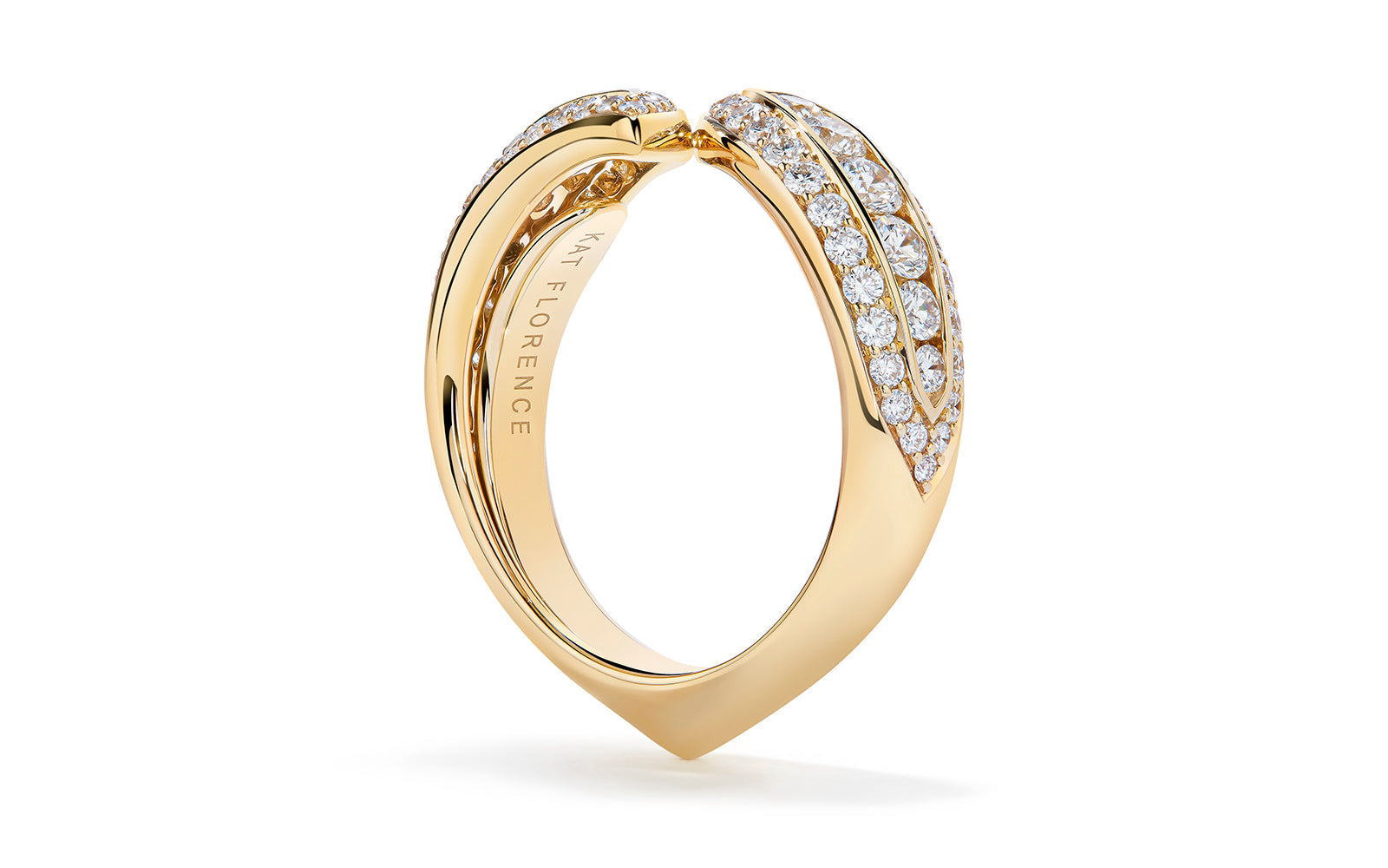 1.37ct D Flawless Diamond Ring set in 18K Yellow Gold