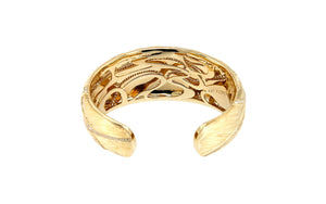 Jungle 3.63ct D Flawless Diamond Bangle set in 18K Yellow Gold