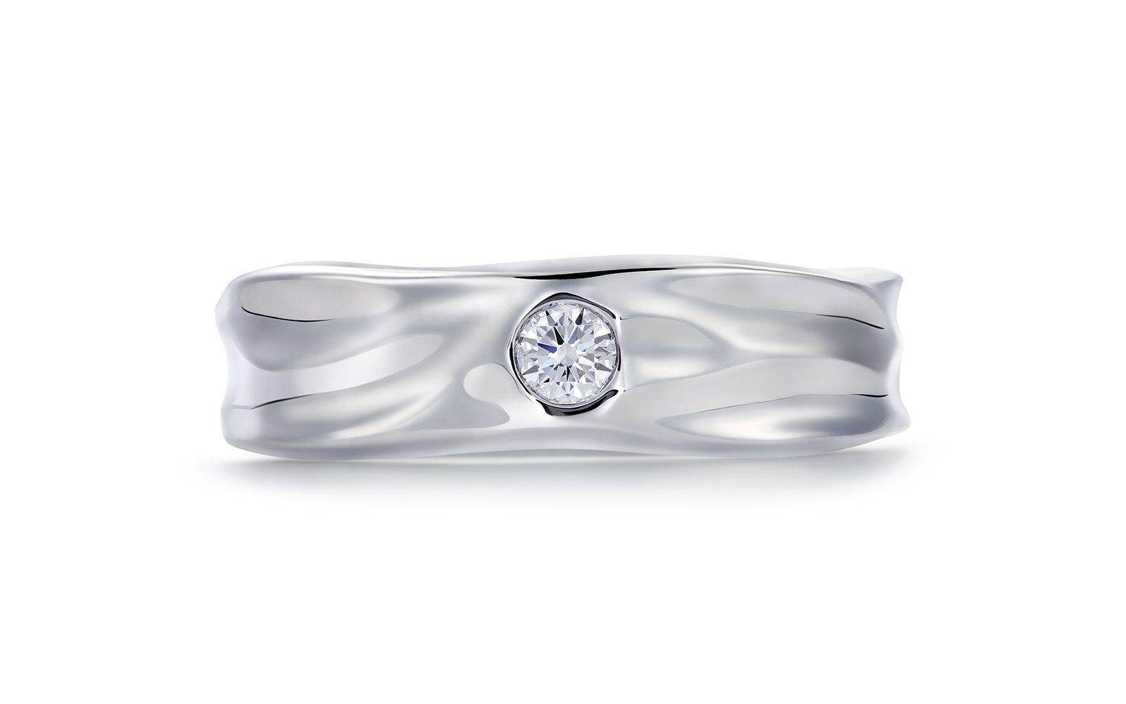 D Flawless Diamond Ring set in Platinum