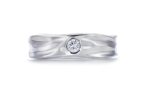 D Flawless Diamond Ring set in Platinum