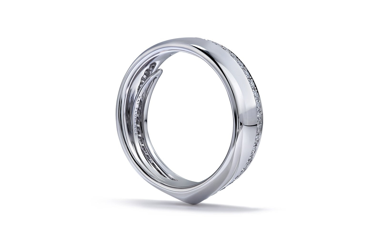 D Flawless Diamond Ring set in Platinum