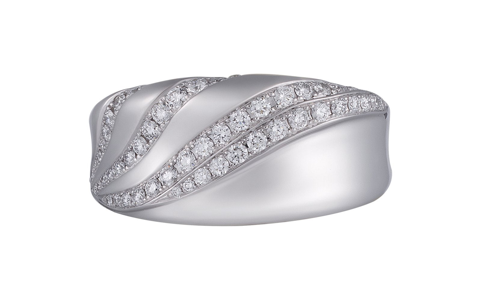 0.53ct D Flawless Diamond Ring set in 18K White Gold