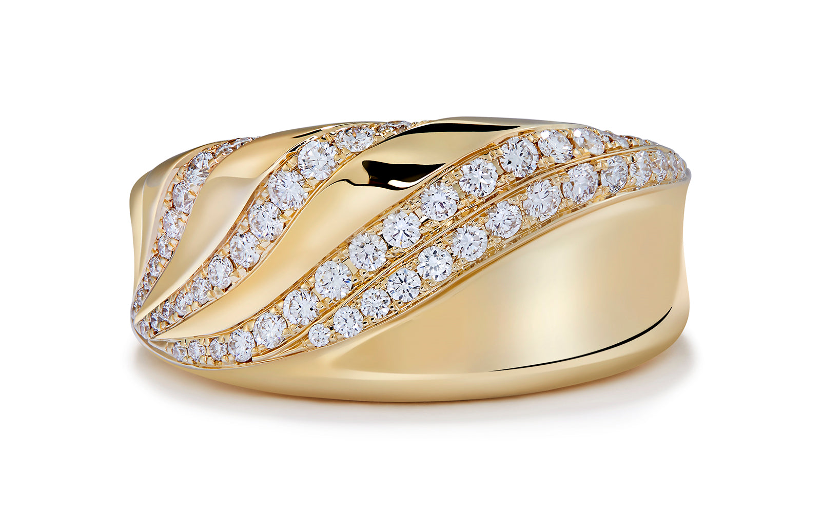 0.53ct D Flawless Diamond Ring set in 18K Yellow Gold