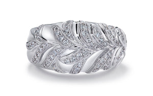 0.56ct D Flawless Diamond Ring set in 18K White Gold