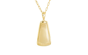 1.12ct D Flawless Diamond Necklace set in 18K Yellow Gold