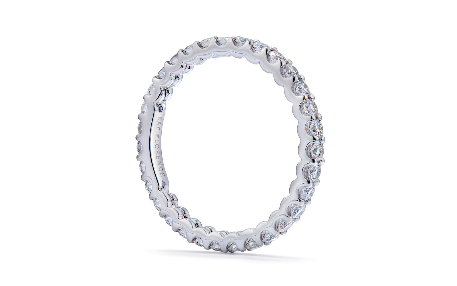 1ct D Flawless Diamond Ring set in 18K White Gold