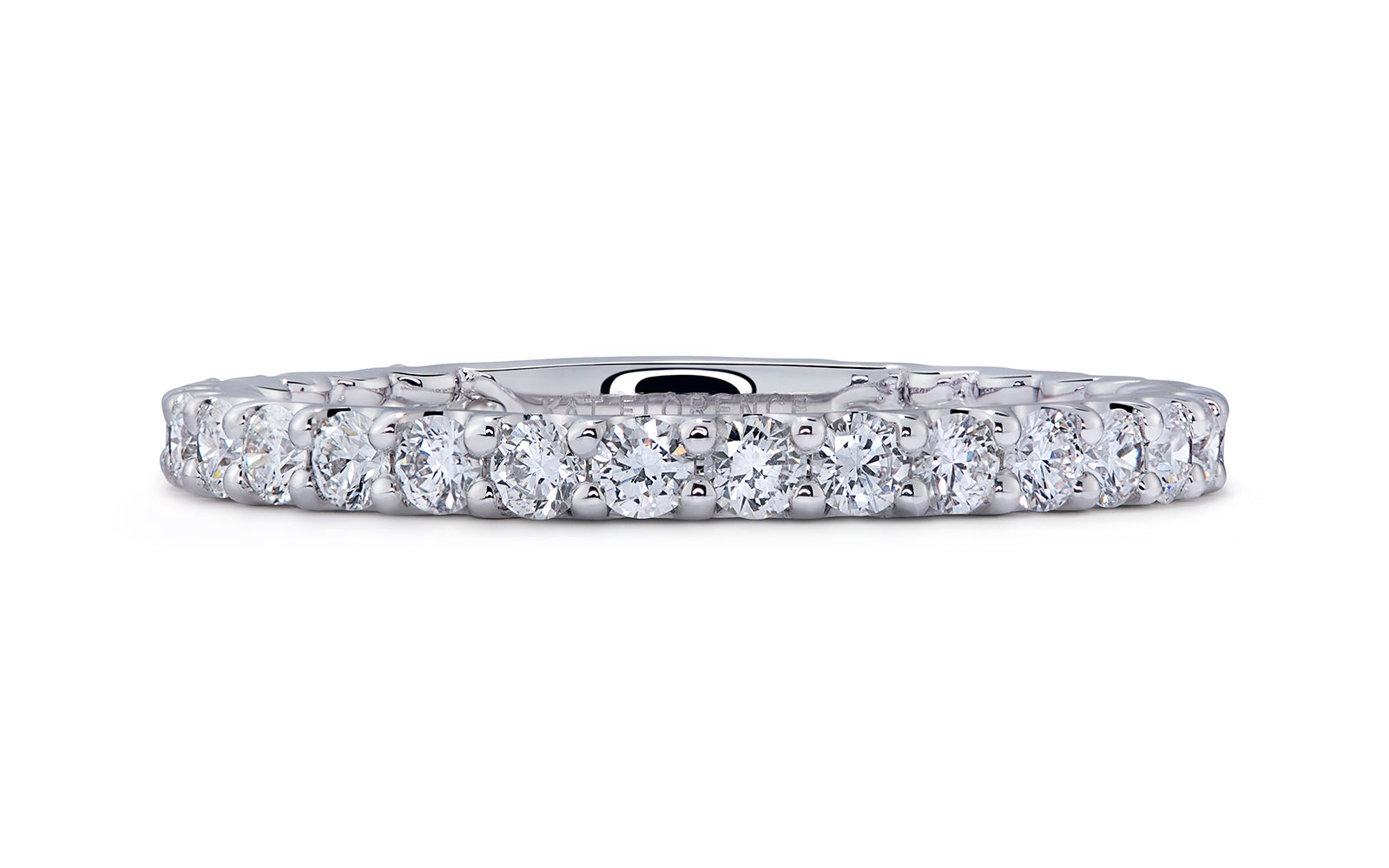 1ct D Flawless Diamond Ring set in 18K White Gold