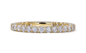 1.01ct D Flawless Diamond Ring set in 18K Yellow Gold
