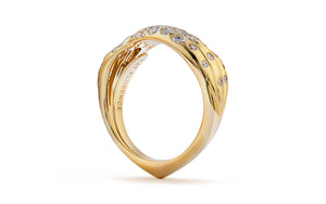 0.91ct D Flawless Diamond Ring set in 18K Yellow Gold