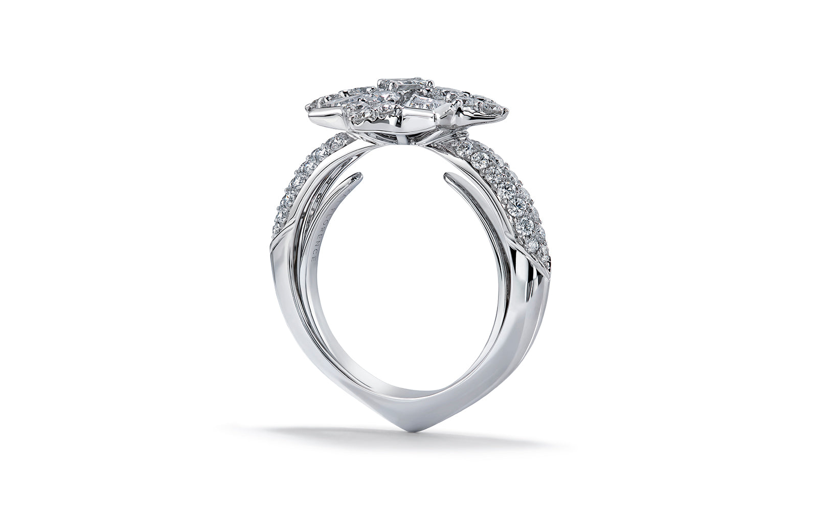 1.57ct D Flawless Diamond Ring set in 18K White Gold