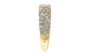 D Flawless Diamond Ring set in 18K Yellow Gold