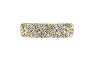 D Flawless Diamond Ring set in 18K Yellow Gold